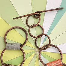 Load image into Gallery viewer, Reclaimed Copper Textured Link Bracelet
