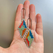 Load image into Gallery viewer, Quarter of Mutation IX Tin Earrings