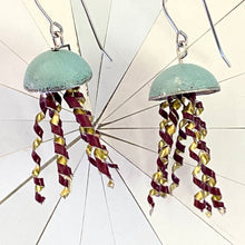 Load image into Gallery viewer, Jellyfish Tin Earrings | Various Colors