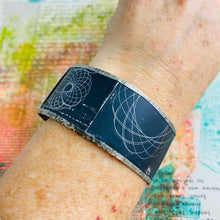 Load image into Gallery viewer, Spirography Upcycled Tesserae Tin Cuff