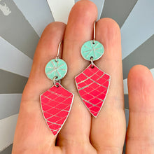 Load image into Gallery viewer, Turquoise Asterisk Earrings