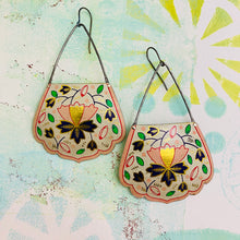 Load image into Gallery viewer, Botanical Panel Tin Earrings
