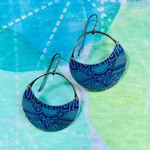 Load image into Gallery viewer, Edgeworth Circles Upcycled Tin Earrings