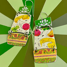 Load image into Gallery viewer, Pineapple Rings Juju Tin Earrings