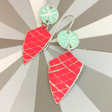 Load image into Gallery viewer, Turquoise Asterisk Earrings