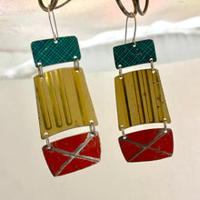 Load image into Gallery viewer, Mixed Vintage Juju Tin Earrings