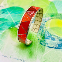 Load image into Gallery viewer, Berries Triangles Tesserae Tin Cuff