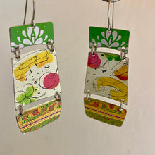 Load image into Gallery viewer, Pineapple Rings Juju Tin Earrings