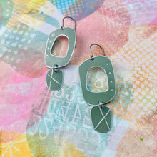 Load image into Gallery viewer, Mod Clay Upcycled Tin Earrings