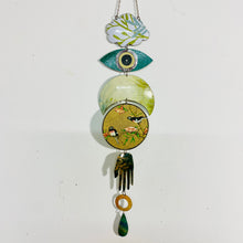 Load image into Gallery viewer, Songbirds on Gold Talisman Wall Hanging
