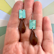 Load image into Gallery viewer, Aqua and Wood Grain Tin Drops