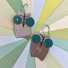 Load image into Gallery viewer, Fir Tree Owl Earrings