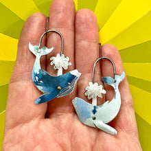 Load image into Gallery viewer, Moody Humpback Exhale Earrings