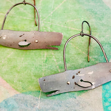 Load image into Gallery viewer, Happy Sperm Whales Upcycled Tin Earrings