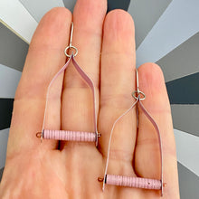 Load image into Gallery viewer, Wishbone Cool Pink Earrings