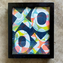 Load image into Gallery viewer, XOXO I   |  Original Gelatin Monoprint