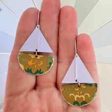 Load image into Gallery viewer, Vintage Bronze Sailboat Earrings