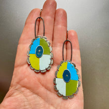 Load image into Gallery viewer, Quarter of Mutation VII Tin Earrings