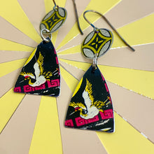 Load image into Gallery viewer, Red Headed Cranes Little Drop Earrings