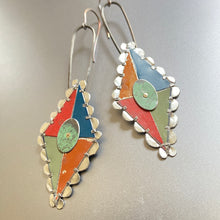 Load image into Gallery viewer, Quarter of Mutation IX Tin Earrings