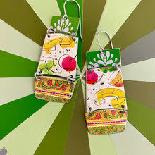 Load image into Gallery viewer, Pineapple Rings Juju Tin Earrings