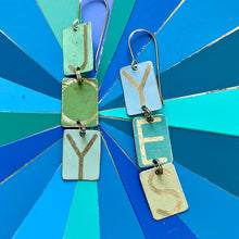 Load image into Gallery viewer, YES to JOY Tin Earrings |  Various Colors