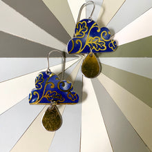 Load image into Gallery viewer, Cobalt &amp; Gold Rain Clouds