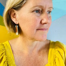 Load image into Gallery viewer, Rustic Layered Upcycled Tin Earrings