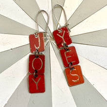 Load image into Gallery viewer, YES to JOY Tiny Tin Earrings |  Various Colors