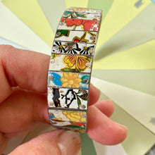 Load image into Gallery viewer, Flowery Mixed Vintage Tesserae Tin &amp; Copper Cuff