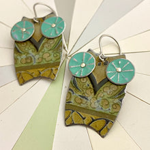 Load image into Gallery viewer, Turquoise Eyed Owl Earrings