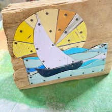 Load image into Gallery viewer, Sail Forbidden Seas Upcycled Tin Wall Art