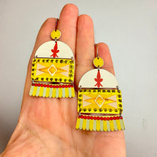 Load image into Gallery viewer, Lit Up Tin Earrings