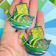 Load image into Gallery viewer, Chinese Junk Tin Earrings
