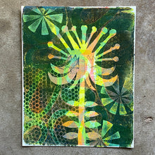Load image into Gallery viewer, Fantastical Botanicals IX   |  Original Gelatin Monoprint