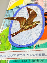 Load image into Gallery viewer, Find Out For Yourself   |  Small Sewn Paper Collage