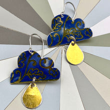 Load image into Gallery viewer, Cobalt &amp; Gold Rain Clouds