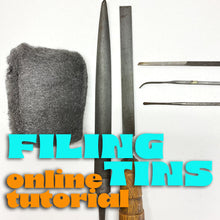 Load image into Gallery viewer, Filing and Finishing Tin: On Demand Instructional Video