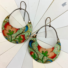 Load image into Gallery viewer, RESERVED Crescent Circle Earrings
