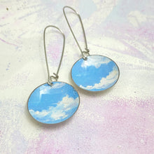 Load image into Gallery viewer, Cloudy Sky Medium Basin Earrings