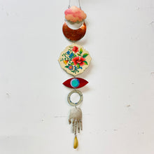 Load image into Gallery viewer, Fancy Pink Flowers Talisman Wall Hanging