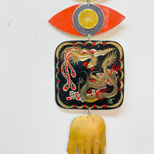 Load image into Gallery viewer, Firebird and Dragon Talisman Wall Hanging