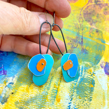 Load image into Gallery viewer, Abstraction III Upcycled Tin Earrings