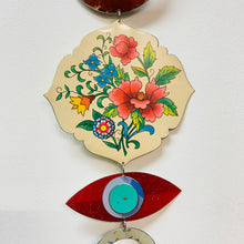 Load image into Gallery viewer, Fancy Pink Flowers Talisman Wall Hanging
