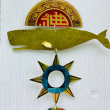 Load image into Gallery viewer, Golden Whale Talisman Wall Hanging
