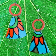 Load image into Gallery viewer, Bright Filofax Small Fans Tin Earrings