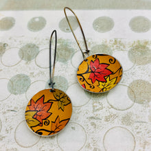 Load image into Gallery viewer, Autumn Leaves Medium Basin Earrings
