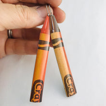Load image into Gallery viewer, Crayola Crayons Zero Waste Tin Earrings