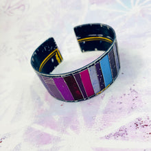 Load image into Gallery viewer, Fenced Plums Upcycled Tesserae Tin Cuff