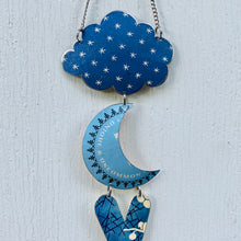Load image into Gallery viewer, Unique &amp; Uncommon Blues Protective Eye Talisman Wall Hanging